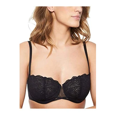 Abbildung von Chantelle PYRAMIDE, Balconnet Außenträger BH, Damen Unterwäsche, Schwarz, 70C