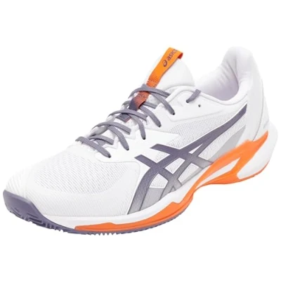 Abbildung von Asics Solution Speed FF 3 CLAY Tennisschuh für Sandplätze, Herren, Größe: 42.5, White/greyish purple Schuhe