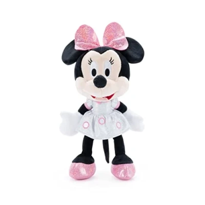 Abbildung von Disney Minnie Maus Kuscheltier 100 jähriges Jubiläum Sparkley 28 cm