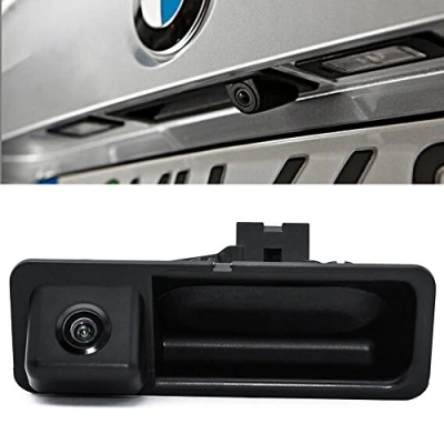 Abbildung von Navinio Wasserdicht Nachtsicht Auto Kofferraum Griff Rückfahrkamera Replacement for BMW X5 X1 X6 E39 E46 E53 E82 E84 E88 E90 E91 E92 E93 E60 E70 E71