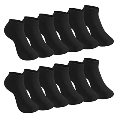 Abbildung von L&amp;K Sneakersocken 92289 (10/12er Pack) Herren Füßlinge aus Baumwolle in verschiendenen Motive