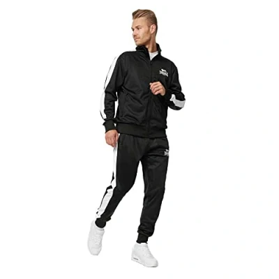 Abbildung von Lonsdale Pember Trainingsanzug, Herren, Größe: XL, Black