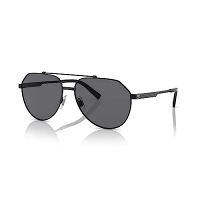 Abbildung von Dolce&amp;Gabbana Unisex Sonnenbrille Matte black, Größe: 59, black