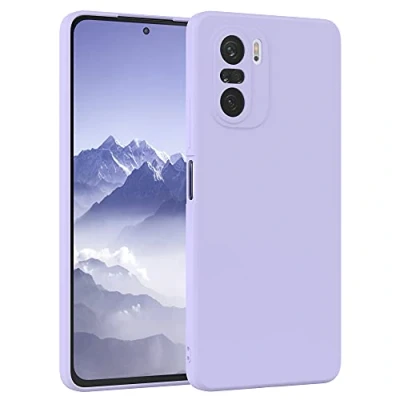 Abbildung von EAZY Case Silikonhülle für Xiaomi Mi 11i Hülle Silikon Lila weich stoßfeste Handyhülle Schutzhülle mit Kameraschutz Dünn Premium Schutz Cover TPU Phone Bumper Lavendel Violett