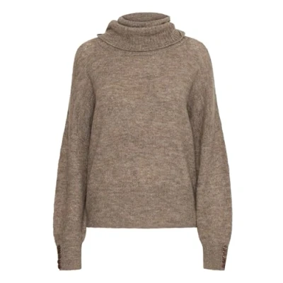 Abbildung von ICHI Kamara Strickpullover, Damen, Größe: Small, Fungi
