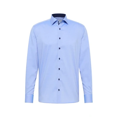 Abbildung von Eterna Pinpointhemd Modern FIT Hemd, Herren, Größe: 40x68, Mittelblau