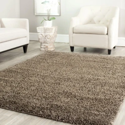 Abbildung von SAFAVIEH Zottelig Teppich für Wohnzimmer, Esszimmer, Schlafzimmer California Shag Collection, Hoher Flor, Pilz, 122 X cm