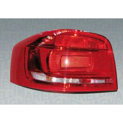 Abbildung von MAGNETI MARELLI 714021910804 Rückleuchte rechts R10W, P21W, PY21W, W16W mit Lampenträger AUDI: A3 Schrägheck