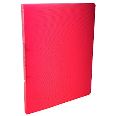 Abbildung von Exacompta 54177E Ringhefter Linicolor DIN A4 aus mittelfestem transluzentem Kunststoff 2 O Ring Mechanik Rücken 20mm 1 Stück Zufallsfarbe ideal für Schule und Büro Ringbuch Ringordner Ringbuchordner