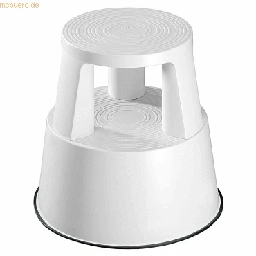 Abbildung von Wedo Rollhocker Kunststoff Step weiß
