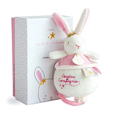 Abbildung von Doudou et Compagnie DC3519 LAPIN ETOILE Spieluhr, rosa