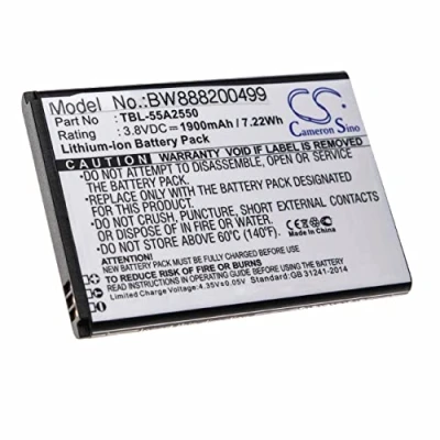 Abbildung von vhbw Akku Ersatz für TP Link TBL 55A2550 Router Modem Hotspots (1900mAh, 3,8V, Li Ion)