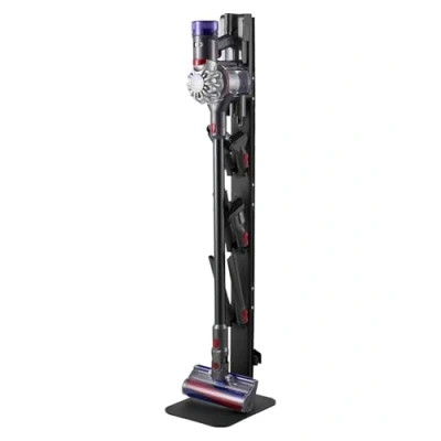 Abbildung von VEVOR Staubsaugerständer Dyson Multi Modelle Bodenständer 32x26x126cm Schwarz