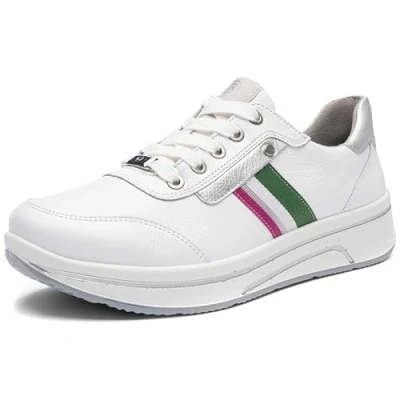 Abbildung von ara Sneaker low, Damen, Größe: 42, Weiss silber Schuhe