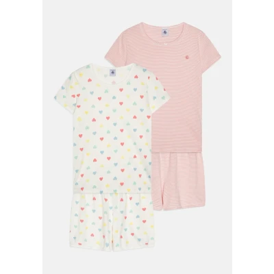Abbildung von Petit Bateau KIDS Happy 2 PACK Nachtwäsche Set marshmallow/multicoloured/charme für Kinder, Größe: 86, Marshmallow/multi coloured/charme