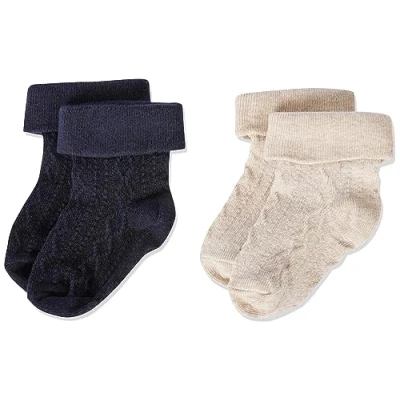 Abbildung von Noppies Vails 2 PACK Socken für Kinder, Größe: 45 49, Black iris