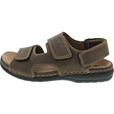 Abbildung von Rieker Trekkingsandale, Herren, Größe: 45, Bruin Schuhe