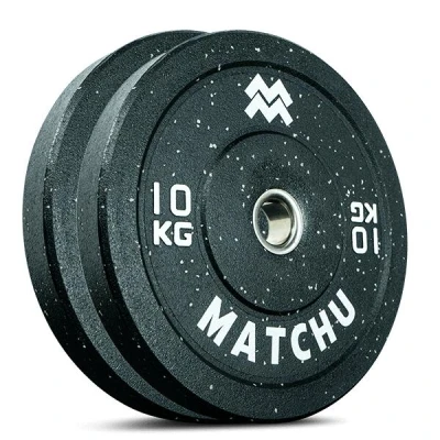 Abbildung von Olympic Bumper Plates 2er Set Hantelscheiben 5 / 10 15 20 25 kg