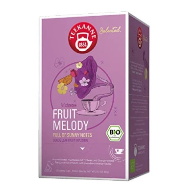 Abbildung von Teekanne Selected Fruit Melody Bio mit Luxury Cup Pyramidenbeutel 60g