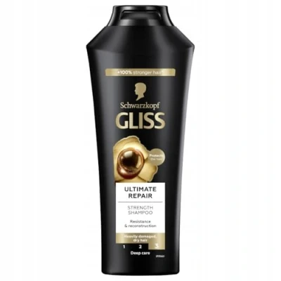 Abbildung von 3 x Gliss Kur Shampoo &quot;Ultimate Repair&quot; sehr beschädigt und trockenes Haar 250 ml