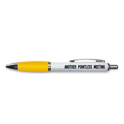 Abbildung von Tongue in Peach Lustiges Geschenk für Kugelschreiber, Arbeitskollegen, Abschiedsgeschenk, ein weiteres sinnloses Meeting, lustiger Witz, PP9