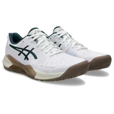 Abbildung von Asics Gelchallenger 14 Multicourt Tennisschuh, Herren, Größe: 46, White/saxon green Schuhe