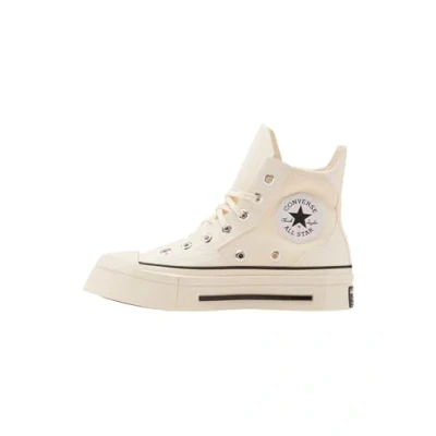 Abbildung von Converse Chuck 70 DE LUXE Squared Sneaker low, Damen, Größe: 39, Egret/black Lederimitat/textil