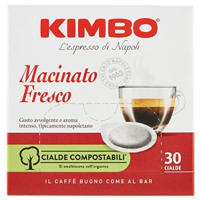 Abbildung von Kimbo Macinato Fresco Kaffeepads Espresso ese 30 Pads Kaffee Coffee e.s.e. 44mm