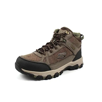 Abbildung von Skechers Selmen Melano Schnürstiefelette, Herren, Größe: 41, Chocolate Schuhe