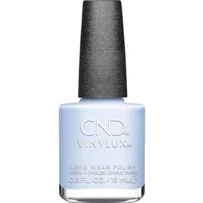 Abbildung von CND Nagellack Vinylux Fantasy Realm Nr.481 hellblau metallic kratzfest &amp; schnelltrocknend Queen Tessential collection Original