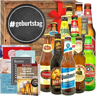 Abbildung von Geburtstag 12 Biere der Welt Geschenkidee zum