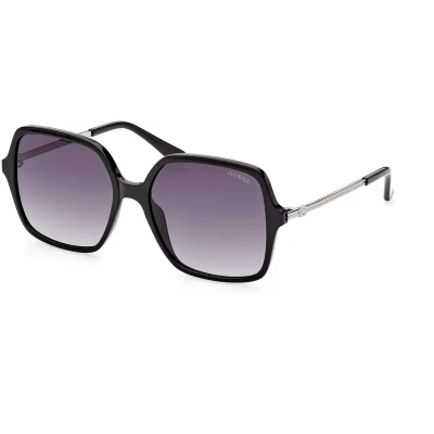 Abbildung von Guess Sonnenbrille, Damen, Größe: 57, Shiny black