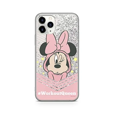 Abbildung von Original und Offiziell lizenziertes Disney Minnie Mickey maus Handyhülle für iPhone 11 PRO MAX, Case, Hülle, Cover aus Kunststoff TPU Silikon, schützt vor Stößen Kratzern