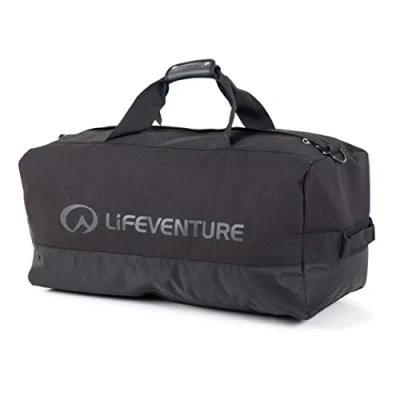 Abbildung von Lifeventure Seesack Expedition, 100 Liter, verstärktes Material mit abschließbaren Schwerlast Reißverschlüssen, kompakt bei Nichtgebrauch