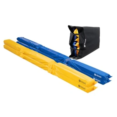 Abbildung von Dönges Outdoor Spielzeug Pferdegasse gefülltes Set mit vier Balken à 300 x 17 10 cm