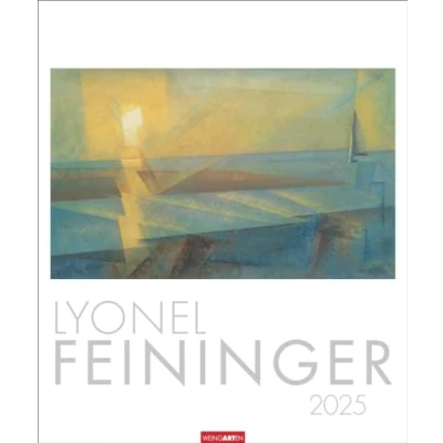 Abbildung von Lyonel Feininger Kalender 2025: Kubismus und Expressionismus in einem Kunstkalender im Großformat. Jahres Wandkalender 2025, Format 46 x 55 cm.