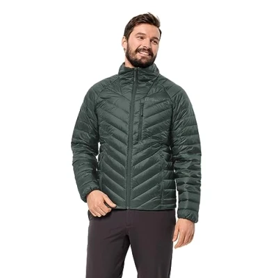 Abbildung von Jack Wolfskin Passamani Daunenjacke, Herren, Größe: Small, Black olive