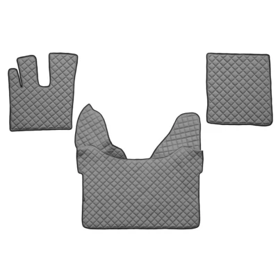 Abbildung von F CORE FL25 GRAY Fußmattensatz Eco Leder vorne 3 grau