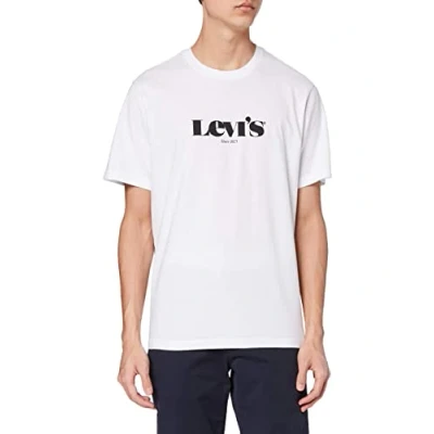 Abbildung von Levi&#039;s SS Relaxed FIT TEE Tshirt print, Herren, Größe: XXL, Neutrals