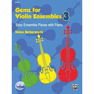 Abbildung von Gems for Violin Ensembles 3: Easy Ensemble Pieces with Piano (incl. CD)