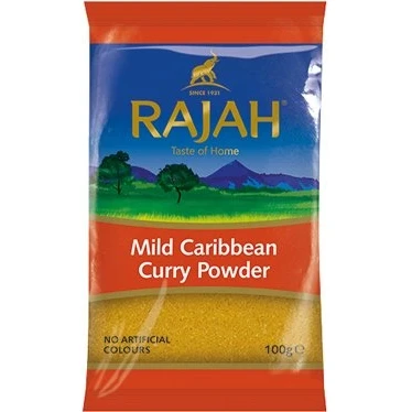Abbildung von Rajah Mildes Caribbean Curry Pulver, 100 g, 2 Stück