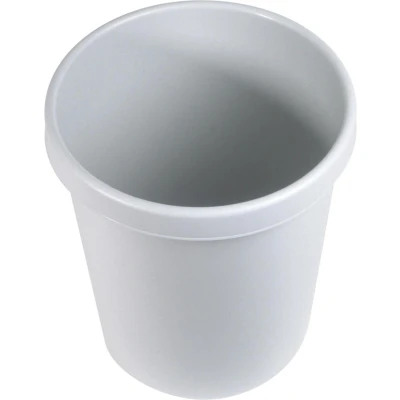 Abbildung von helit Papierkorb &quot;the german&quot;, 18 Liter, PE, lichtgrau