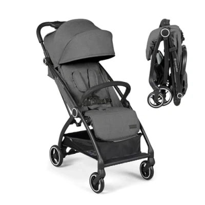 Abbildung von Ickle Bubba Aries Autofold Kinderwagen (Graphitgrau, Basic)