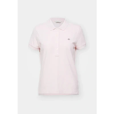 Abbildung von GANT Sheild CAP Sleeve Poloshirt, Damen, Größe: XS, Faded pink