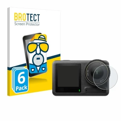 Abbildung von BROTECT Entspiegelungs Schutzfolie für DJI Osmo Action 4 (Linse) (6 Stück) Matte Displayschutz Folie, Anti Reflex, Fingerprint