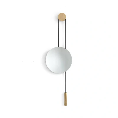 Abbildung von New Works Spiegel Rise and Shine, messing, Ø 45 cm, Glas