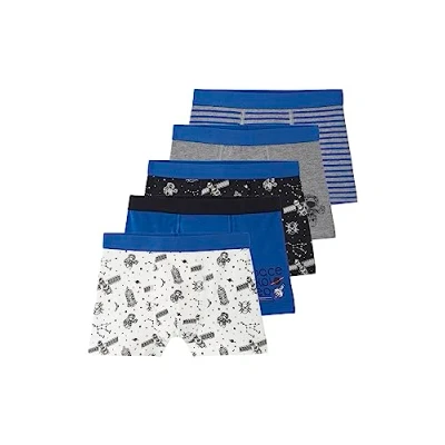 Abbildung von Vertbaudet 5er Pack Jungen Boxershorts aus Stretch, Weltraum Oeko Tex königsblau 158/164