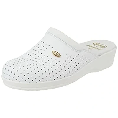 Abbildung von Scholl Damen Back Guard Schuh f r Medizinisches Fachpersonal, Weiß, 37 EU