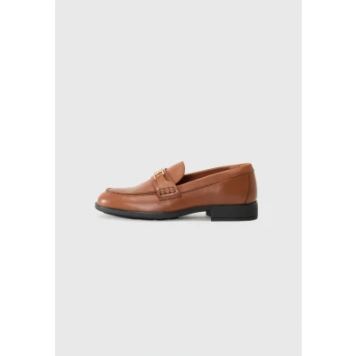 Abbildung von Tommy Hilfiger TH LOGO Slipper, Damen, Größe: 38, Cinnamon bark Leder