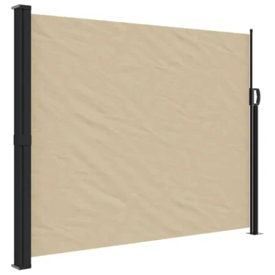 Abbildung von vidaXL Seitenmarkise Ausziehbar Beige 170x300 cm (1 St)